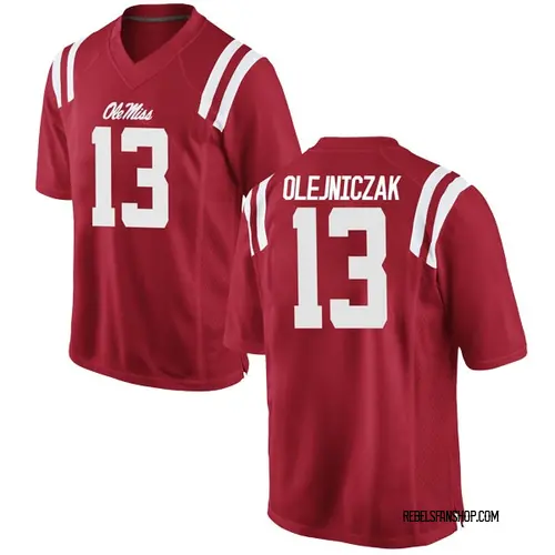 ole miss red jersey