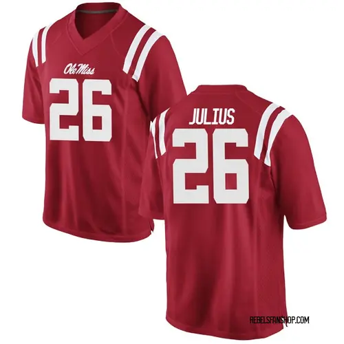 ole miss red jersey